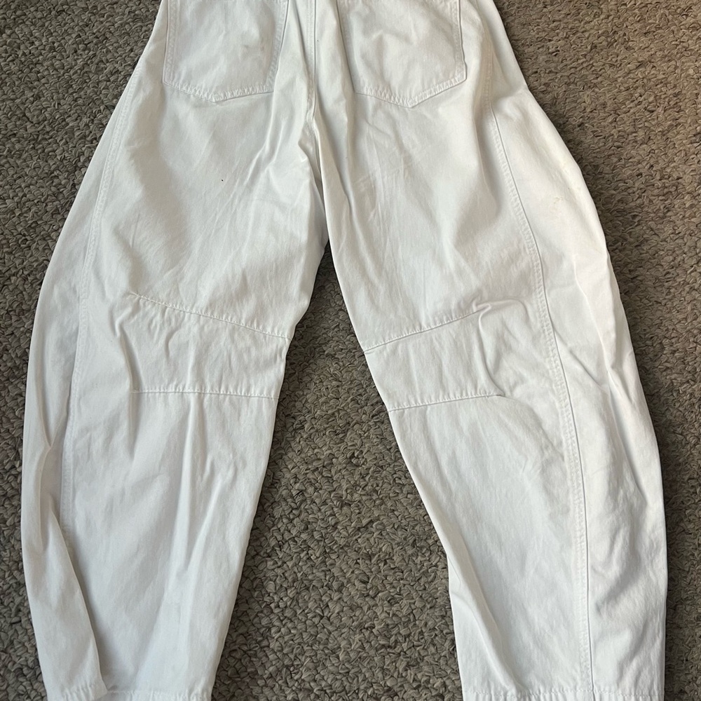 White Cargo Pants